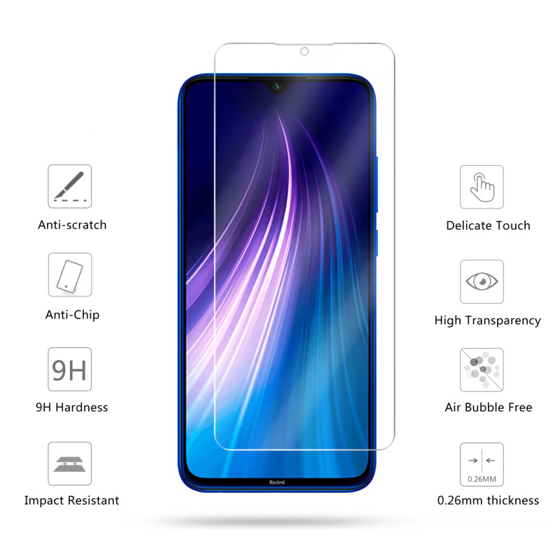 Enkay-2pcs-9H-026mm-25D-Curved-Anti-explosion-Tempered-Glass-Screen-Protector-for-Xiaomi-Redmi-Note--1567438-2